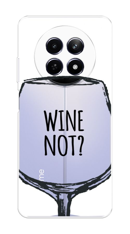 

Чехол на Realme 12 5G "Wine not white", Белый, 2516450-1