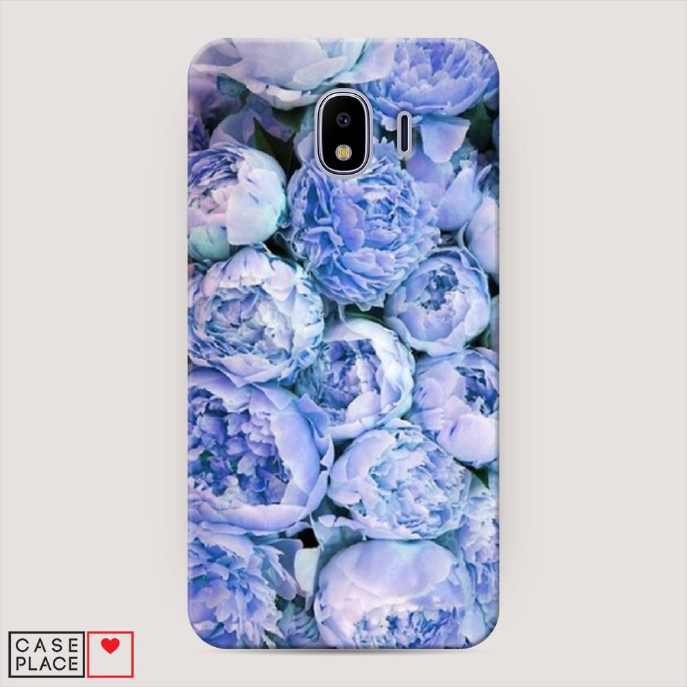 

Чехол Awog "Пионы голубые" для Samsung Galaxy J4, 26420-6