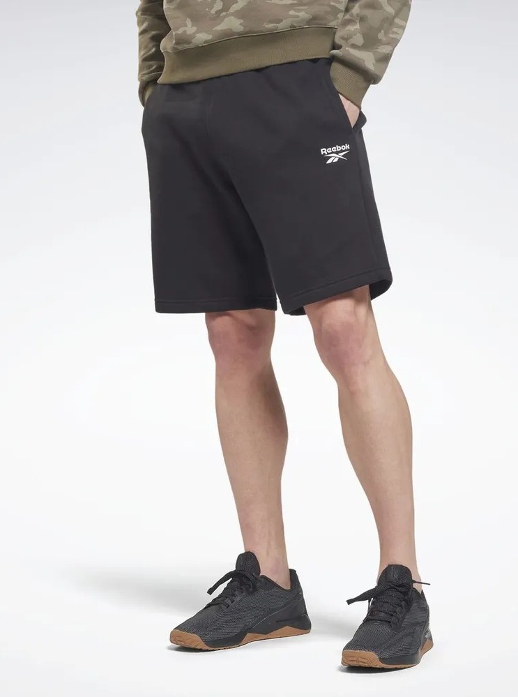 Спортивные шорты мужские Reebok Identity French Terry Shorts черные S/L