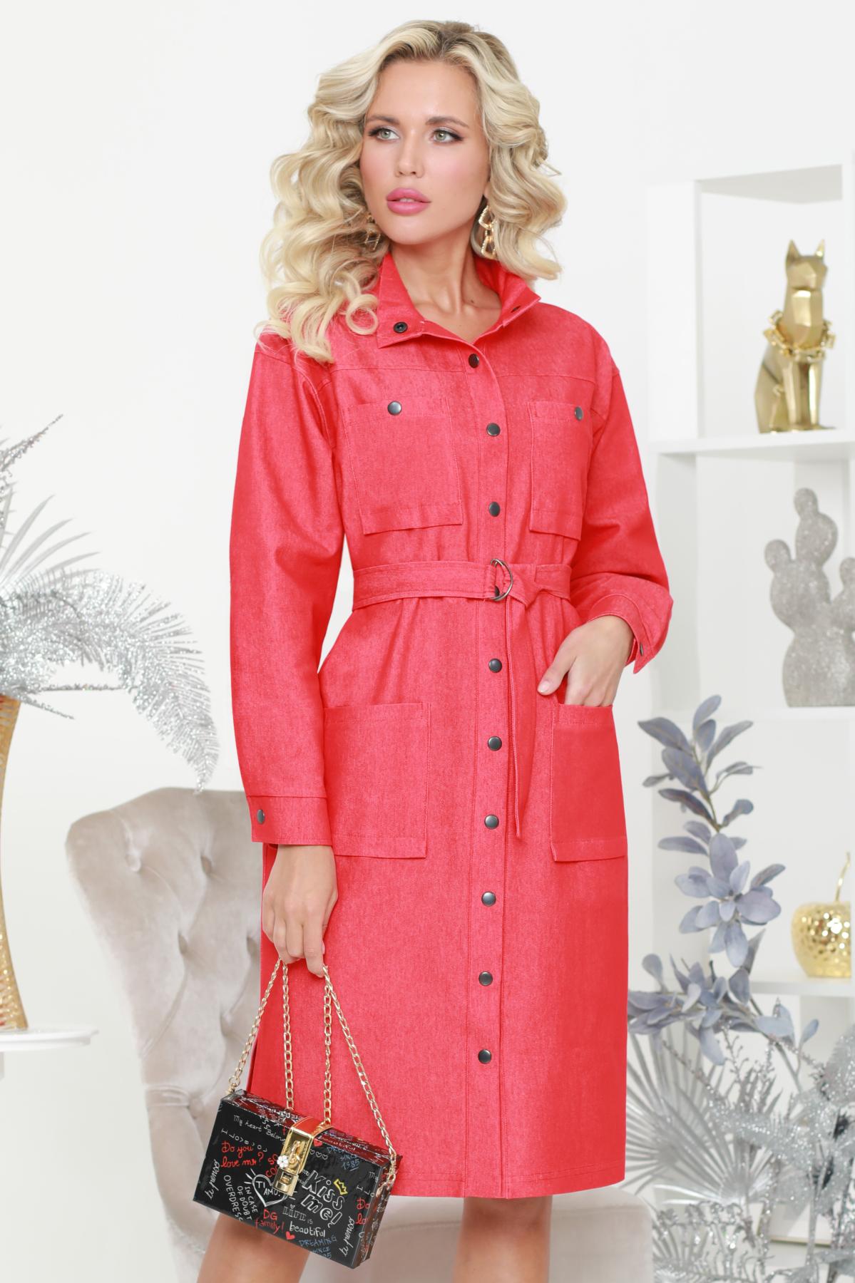 

Платье женское DSTrend П-3288 красное 54, П-3288