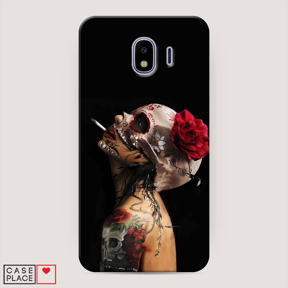 

Чехол Awog "Девушка с черепом" для Samsung Galaxy J4, 26420-7