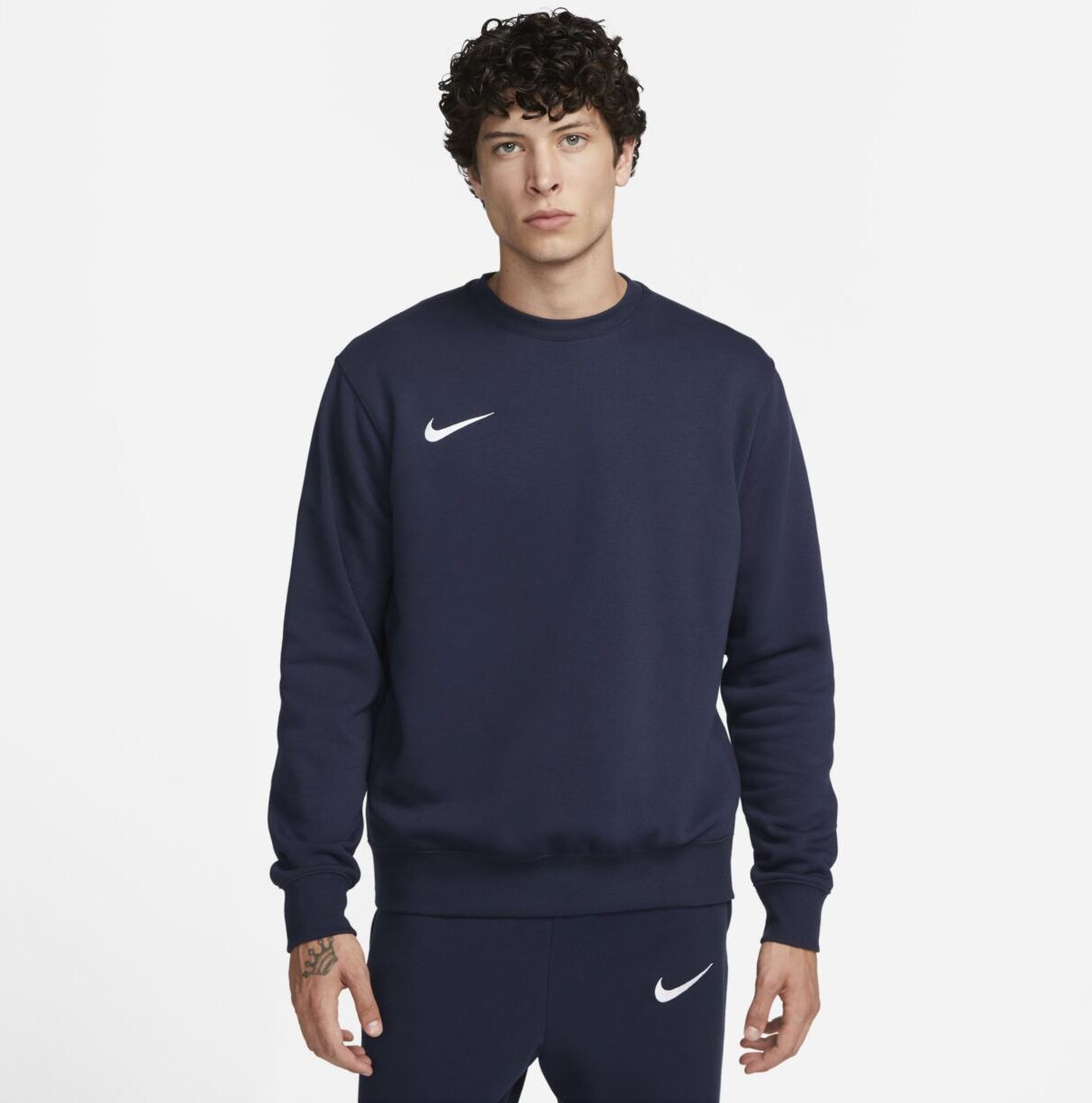 Свитшот мужской Nike M Fleece Park20 Crew синий L