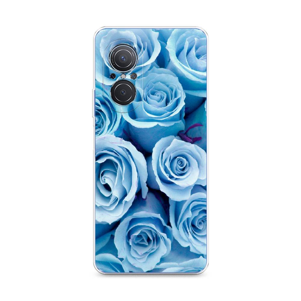 

Чехол Awog на Huawei Nova 9 SE "Лазурные розы", Голубой, 6107250-8