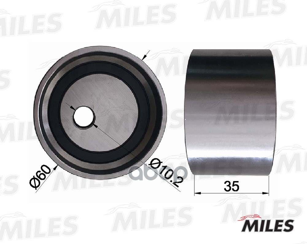 фото Ролик натяжителя miles ag02056 mitsubishi galant/pajero/kia sorento 02-06 2.5... miles арт