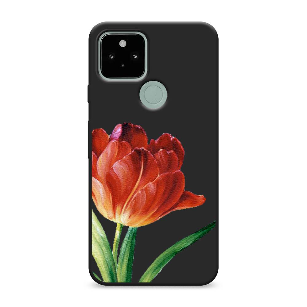 

Чехол Awog на Google Pixel 5A "Красный тюльпан", Разноцветный, 271052-1