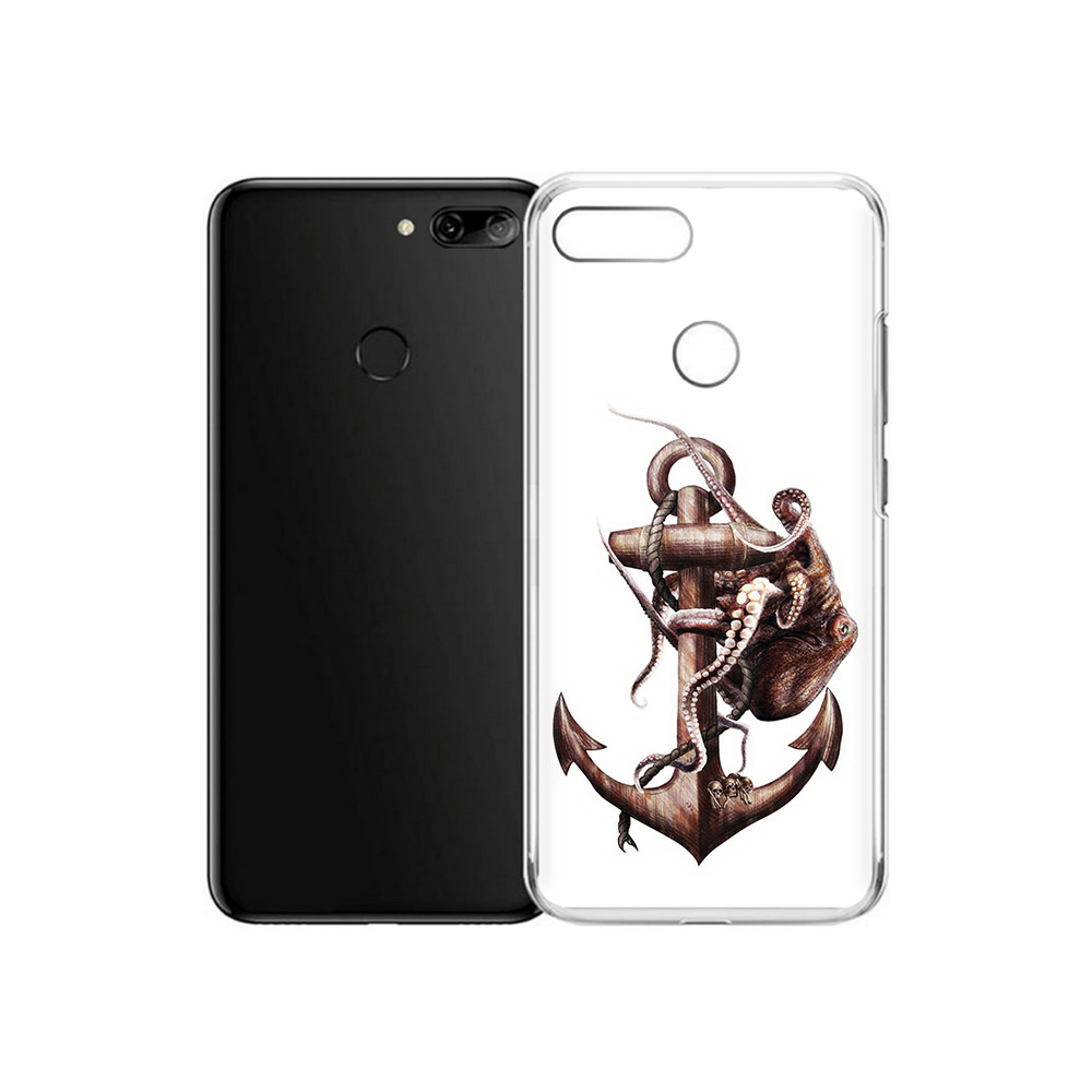 

Чехол MyPads Tocco для Alcatel 1S ржавый якорь (PT227137.662.579), Прозрачный, Tocco