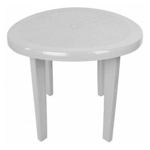 

Стол пластиковый круглый белый