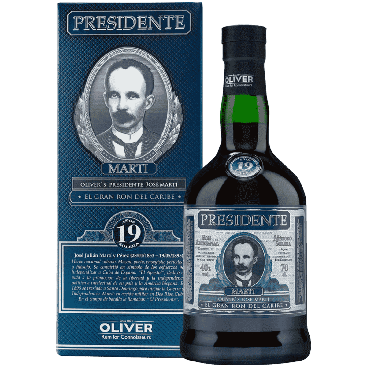 

Ром Presidente 19 лет 0,7 л в подарочной упаковке