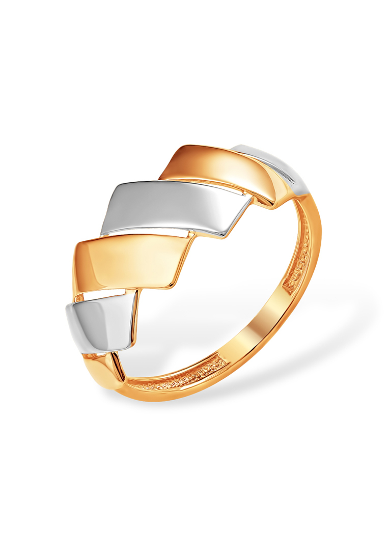 Кольцо из белого золота/красного золота р. 17 Kari Jewelry К13016328