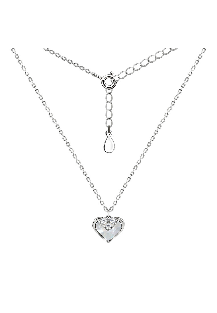 

Колье из серебра с фианитом/перламутром 45 см Kari Jewelry ПР-441, ПР-441