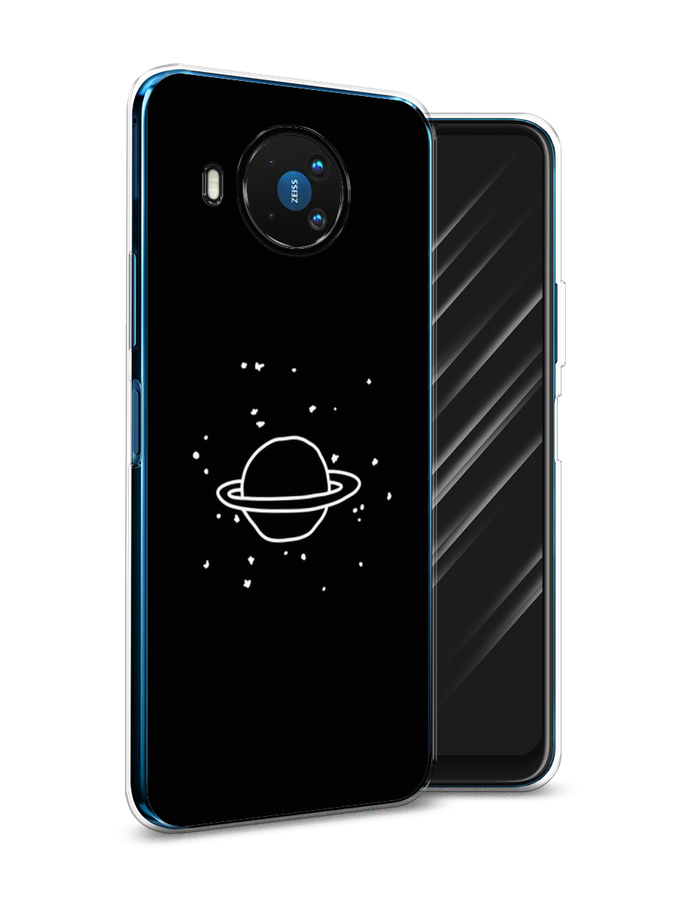 

Чехол Awog на Nokia 8.3 / Нокиа 8.3 "Дудл Юпитера", Белый;черный, 123550-4