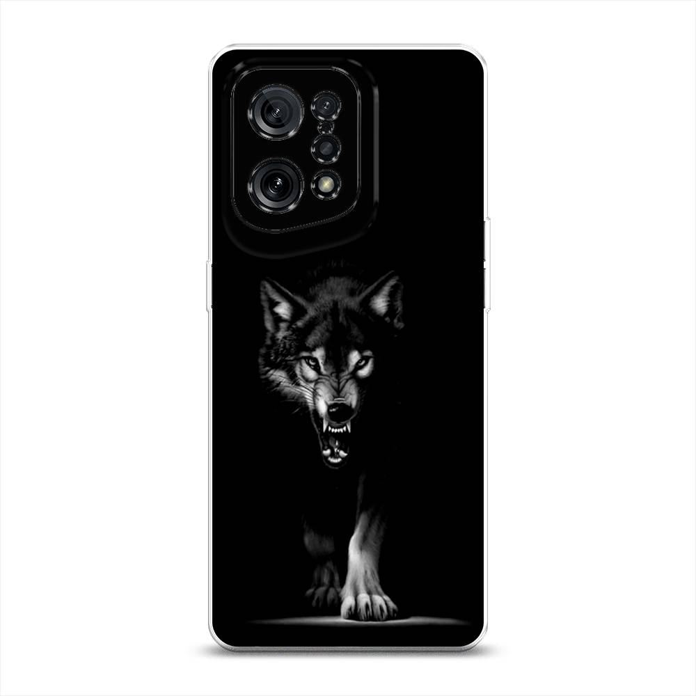 

Чехол Awog на Oppo Find X5 "Волк выходит из ночи", Разноцветный, 259750-1