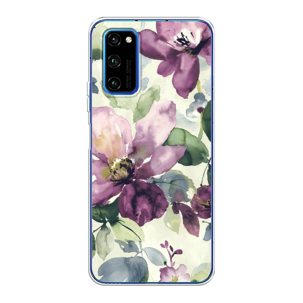 

Чехол Awog "Сиреневые цветы-акварель" для Honor View 30/View 30 Pro, 611350-10