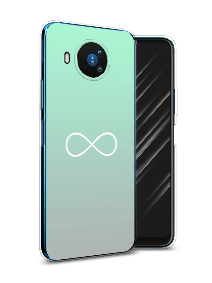 

Чехол Awog на Nokia 8.3 / Нокиа 8.3 "Бесконечность от Тиффани", Голубой, 123550-4