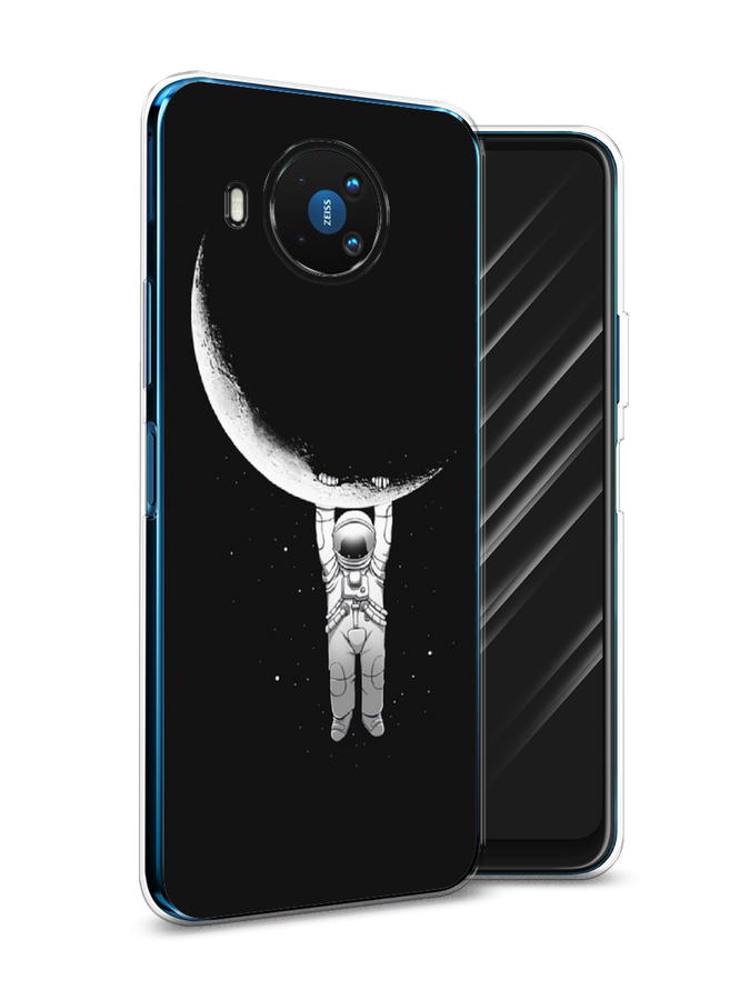 

Чехол Awog на Nokia 8.3 / Нокиа 8.3 "Космонавт", Белый;черный, 123550-4