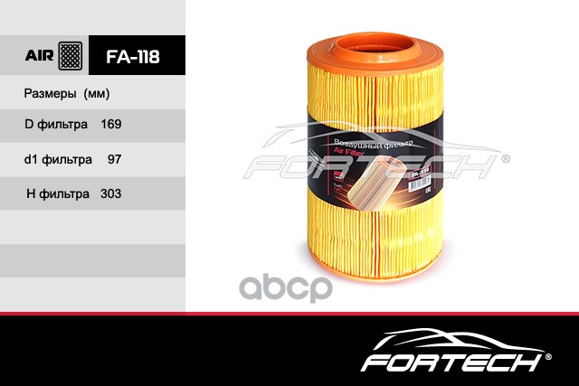 фото Фильтр воздушный fiat ducato 06-; citroen jumper 06-; peugeot boxer 06- fortech fortech ар