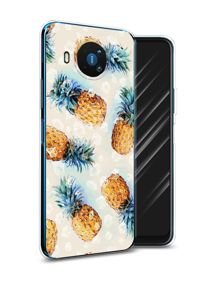 

Чехол Awog на Nokia 8.3 / Нокиа 8.3 "Ананасы", Бежевый, 123550-3