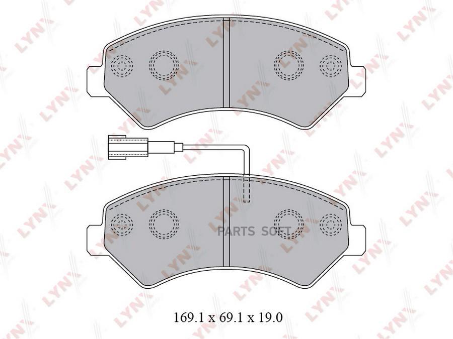 

Колодки торм.пер.CITROEN JUMPER, FIAT DUCATO, PEUGEOT BOXER 2.2D-3.0D 07=>