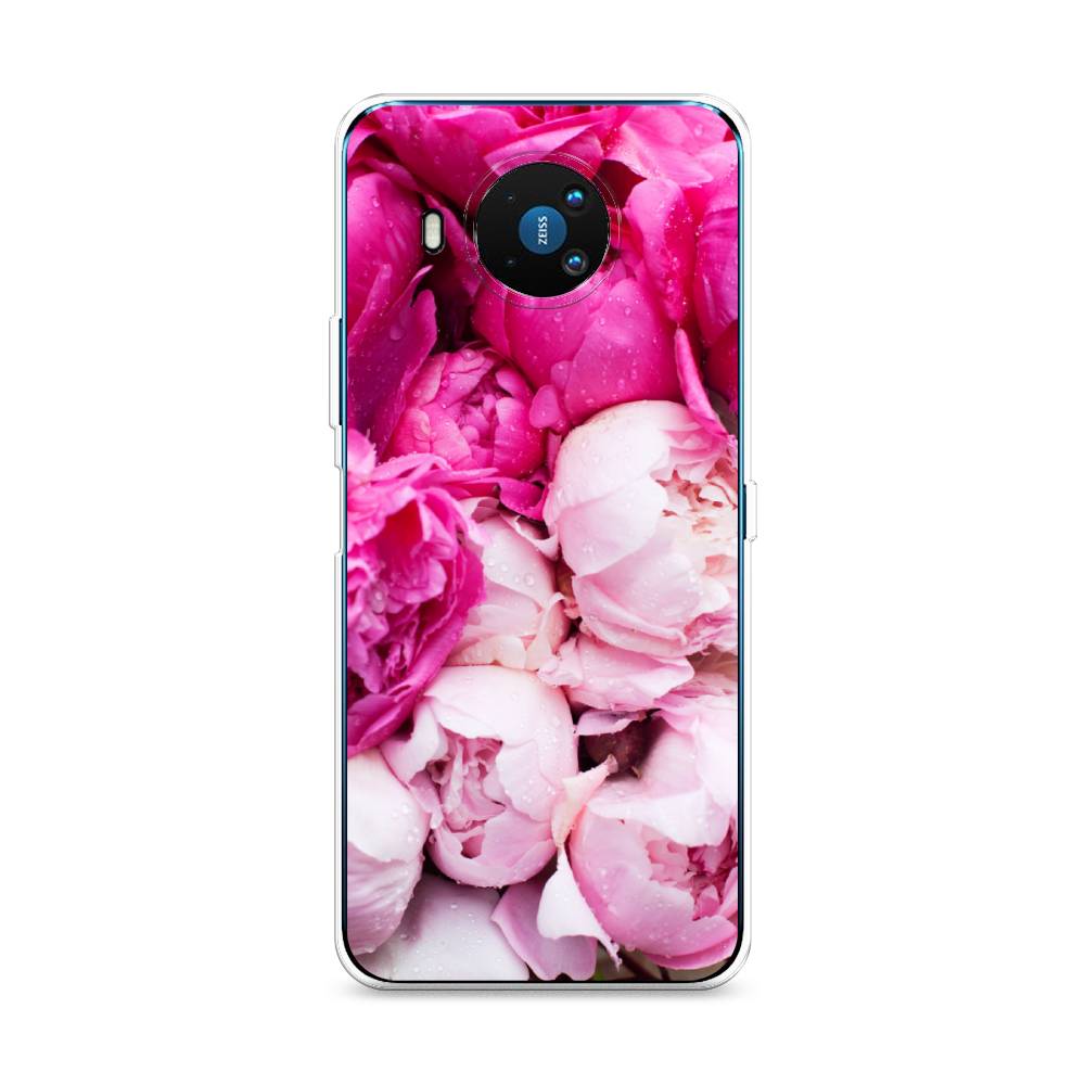 

Чехол Awog на Nokia 8.3 / Нокиа 8.3 "Пионы розово-белые", 123550-8