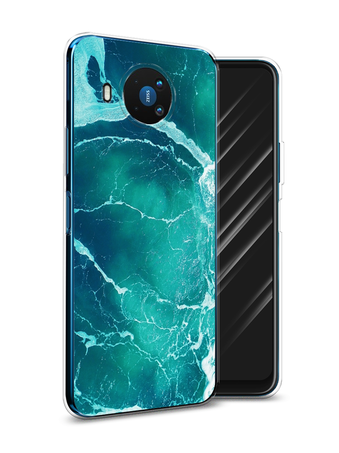 

Чехол Awog на Nokia 8.3 / Нокиа 8.3 "Изумрудный океан", Голубой;синий, 123550-4