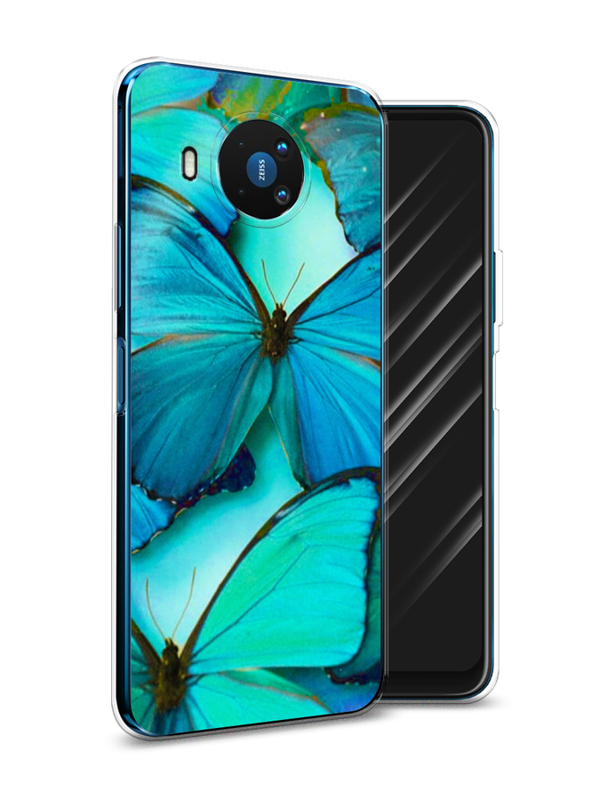 

Чехол Awog на Nokia 8.3 / Нокиа 8.3 "Неоновые бабочки", Синий;белый, 123550-4