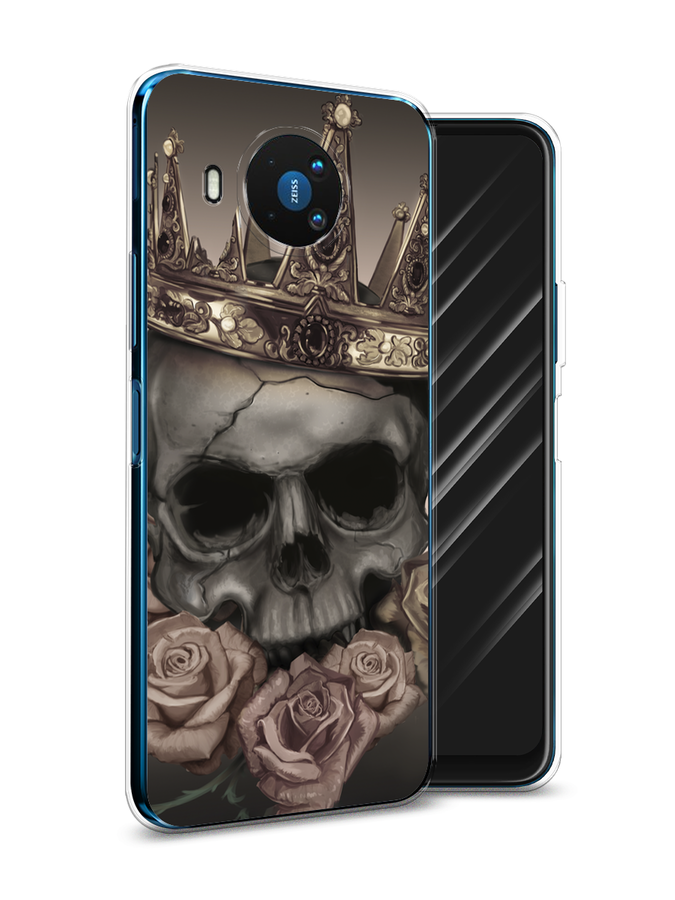 

Чехол Awog на Nokia 8.3 / Нокиа 8.3 "Череп 22", Серый;черный;бежевый, 123550-9