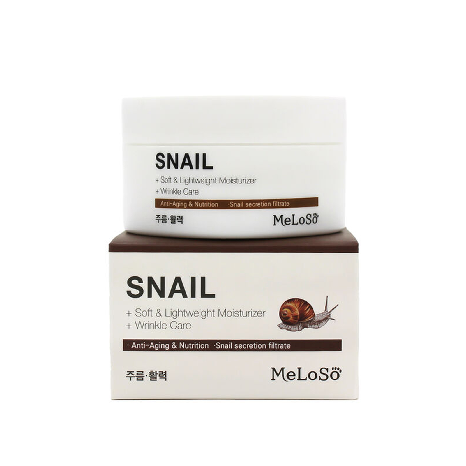 Крем для лица MeLoSo Snail Cream с экстрактом муцина улитки, 100 мл