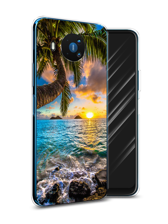 

Чехол Awog на Nokia 8.3 / Нокиа 8.3 "Восход 5", Голубой;желтый;зеленый, 123550-4