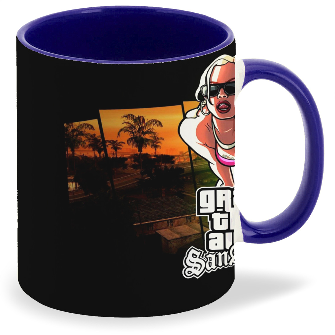 

Кружка CoolPodarok Grand theft Auto GTA Гта (девушка и лого), Grand theft Auto GTA Гта (девушка и лого)