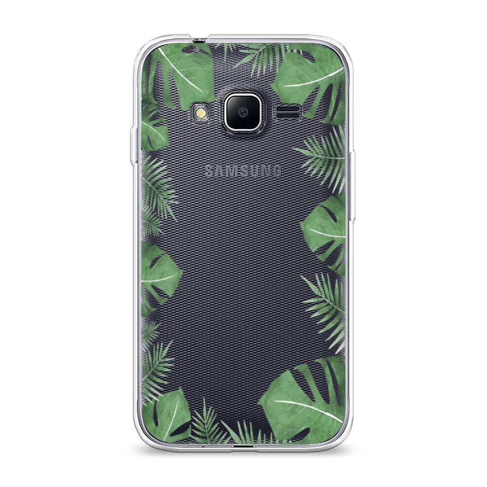 

Чехол Awog "Листья папоротника рамка" для Samsung Galaxy J1 mini Prime (2016), 25150-8