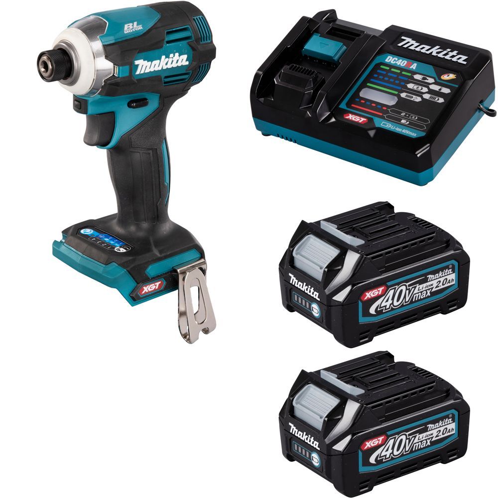 

Шуруповерт импульсный аккумуляторный Makita TD001GA201, XGT 40В