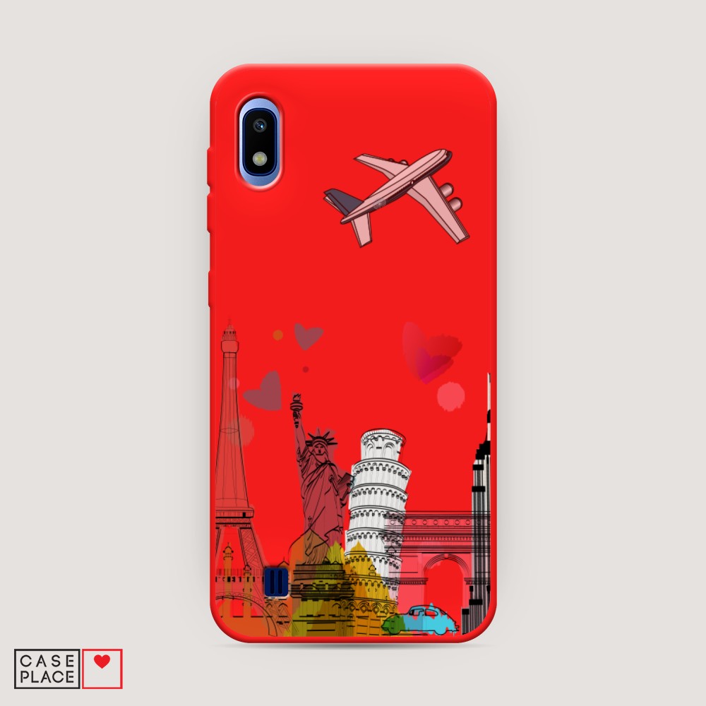 

Чехол Awog на Samsung Galaxy A10 "Самолет путешествий", Разноцветный, 27953-1