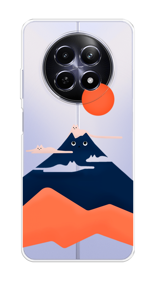 

Чехол на Realme 12 5G "Кот-гора", Черный;оранжевый, 2516450-1