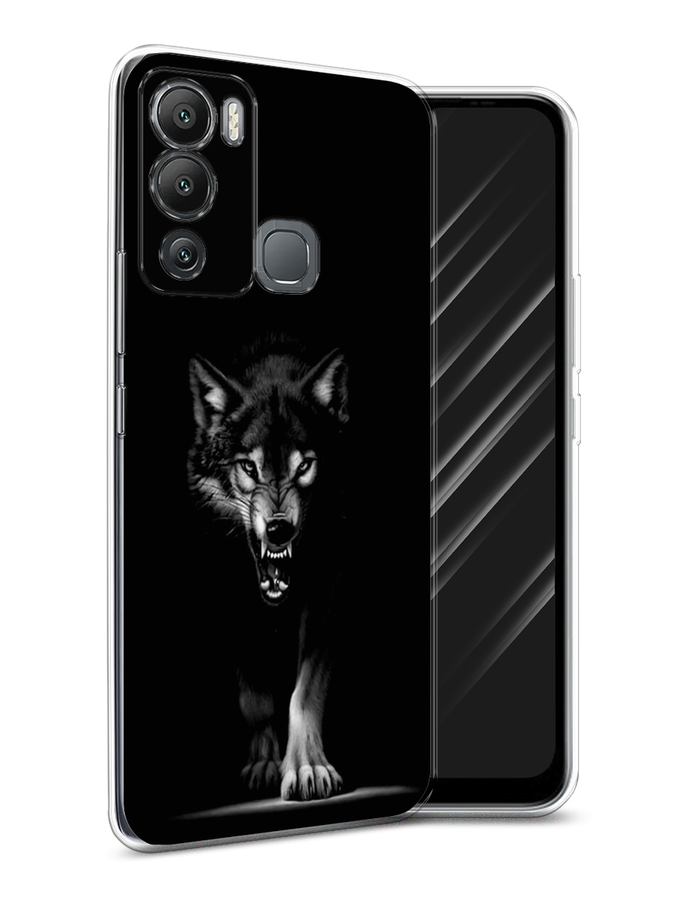 

Чехол Awog на Infinix Hot 12i "Волк выходит из ночи", Разноцветный, 3101250-1