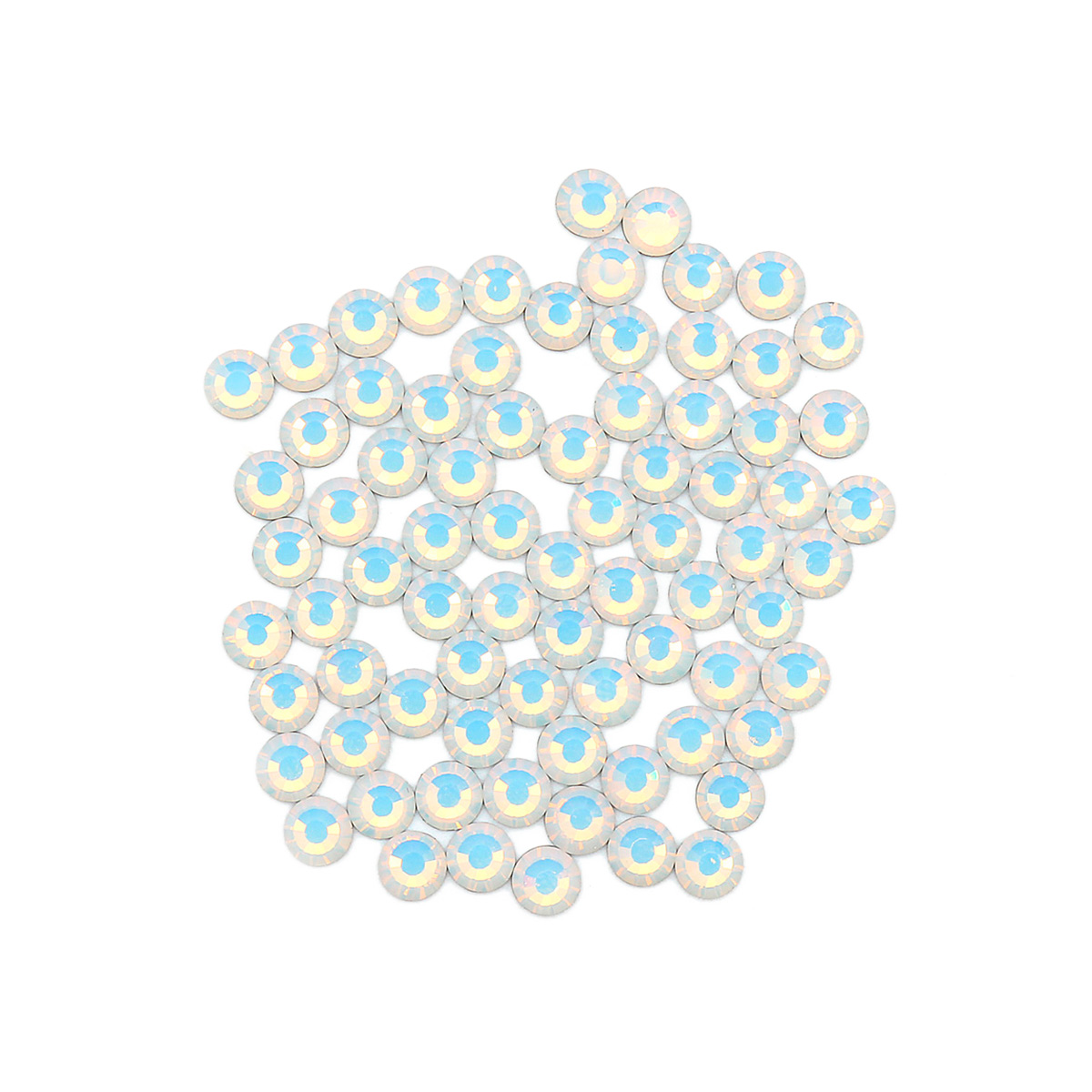 

438-11-612 Стразы термоклеевые Wh.opal SS16 80шт Preciosa