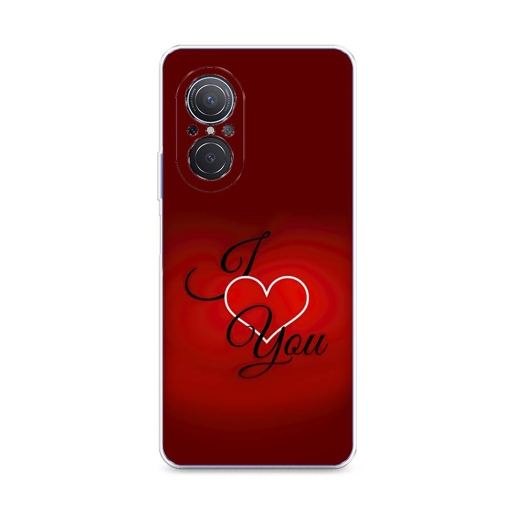 

Чехол Awog на Huawei Nova 9 SE "I love you 3", Красный;черный, 6107250-6