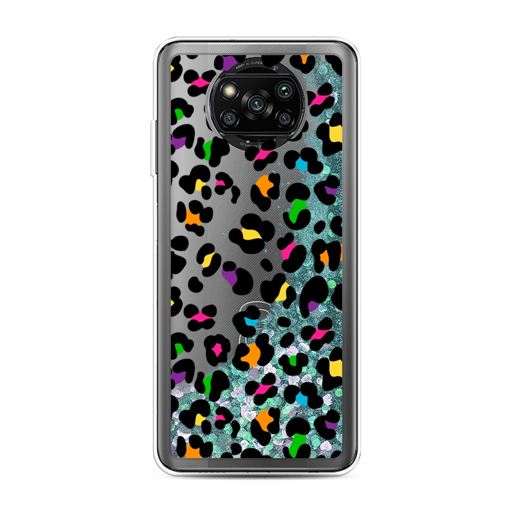 

Жидкий чехол с блестками "Яркий леопард" на Xiaomi Poco X3 Pro, 310695-1