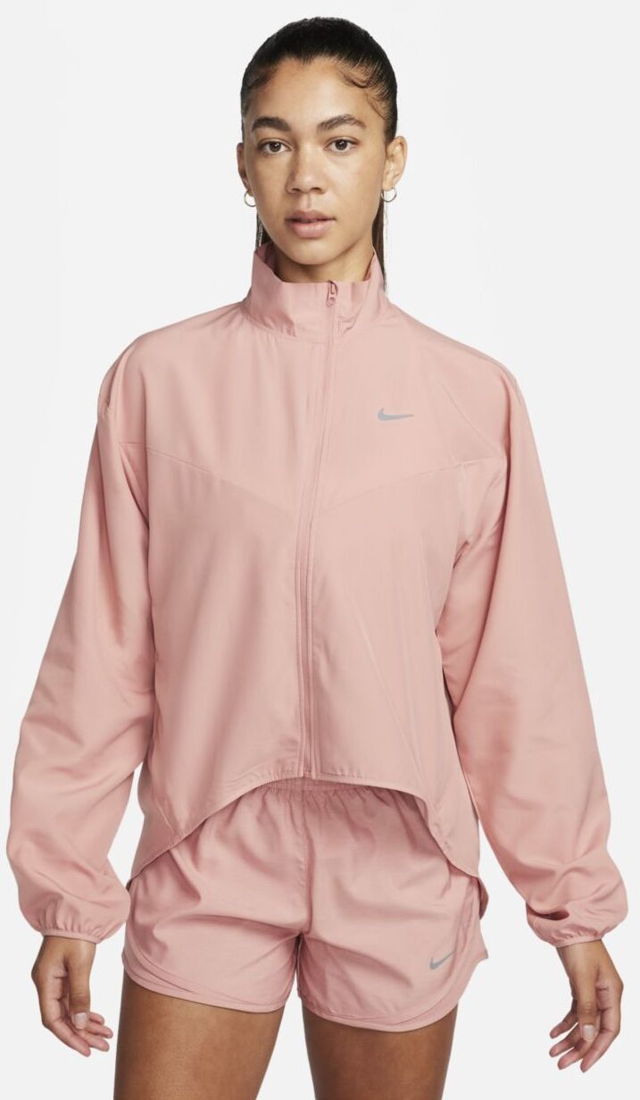 Ветровка женская Nike W Dri-FIT Swoosh Running Jacket розовая XS
