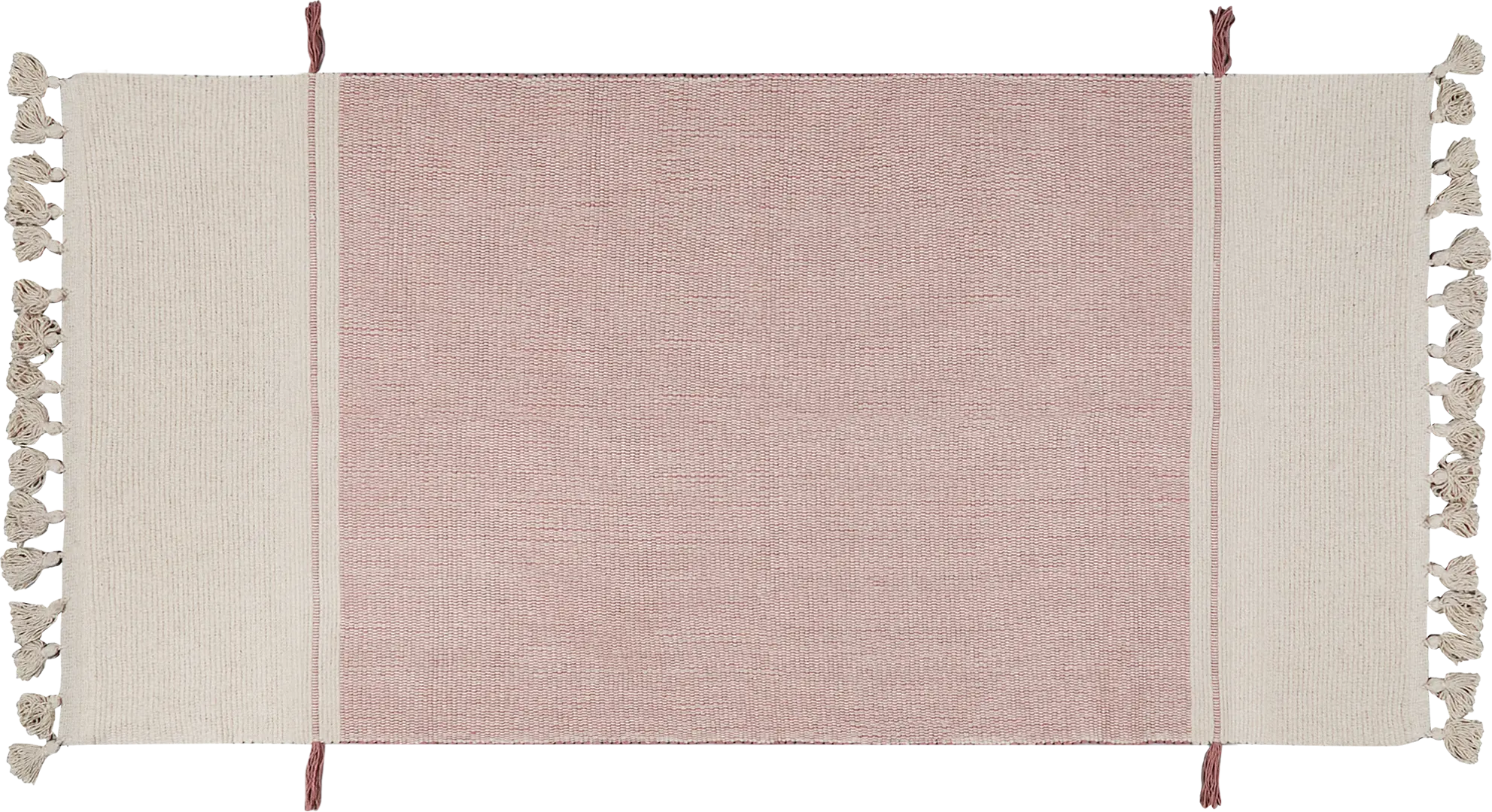 Коврик Inspire декоративный хлопок ITATA 70x140 см цвет розовый