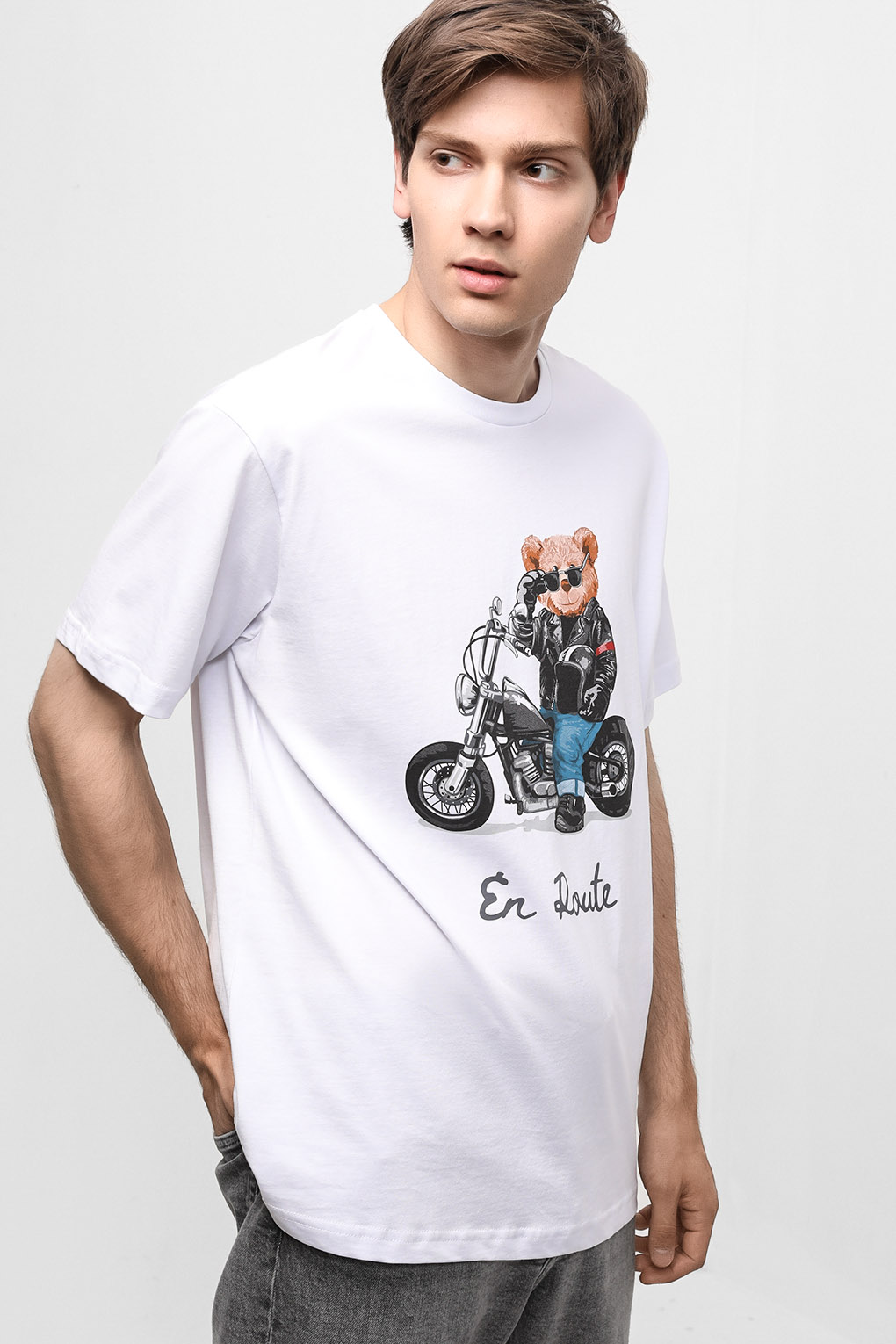 

Футболка мужская MARCO DI RADI MDR220812177-002 белая 2XL, MDR220812177-002