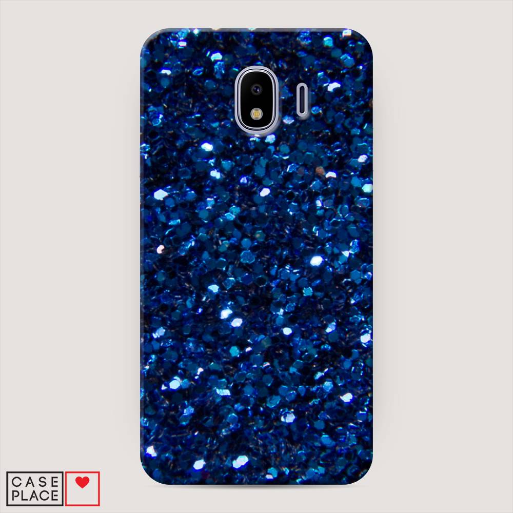

Чехол Awog "Синие блестки рисунок" для Samsung Galaxy J4