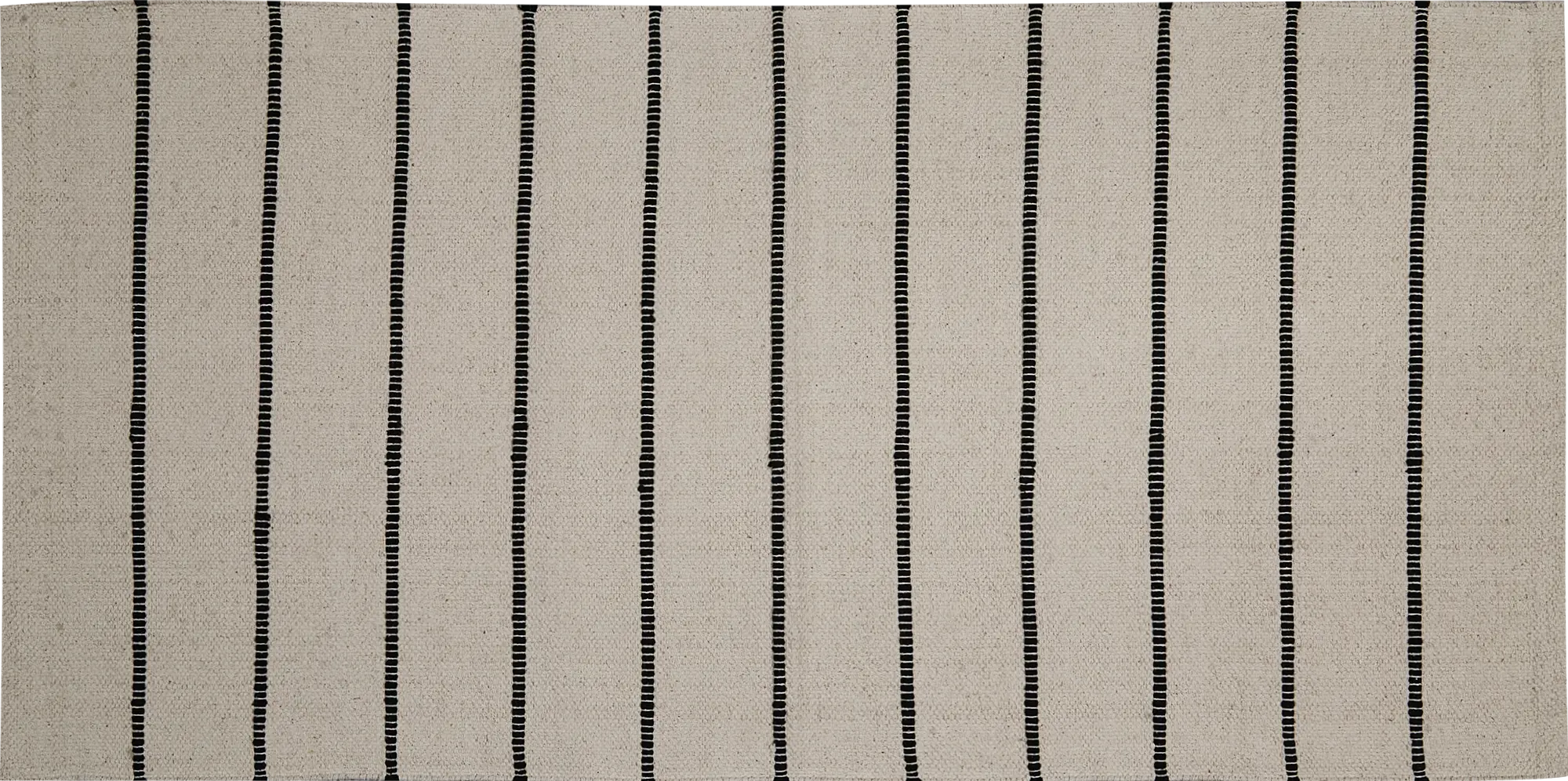 Коврик Inspire декоративный хлопок ELVAS 60x120 см цвет черно-белый
