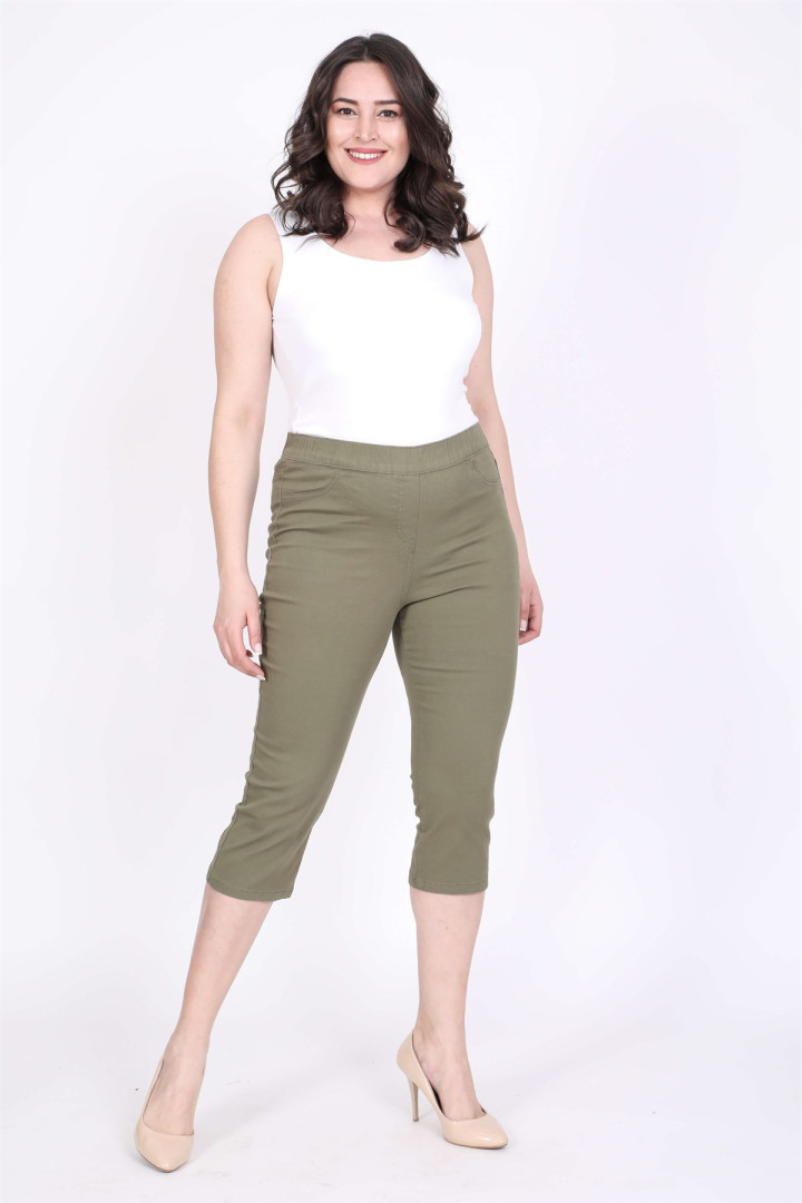 

Брюки женские My Line Moda 861 хаки 46 RU (товары доставляются из-за рубежа), 861