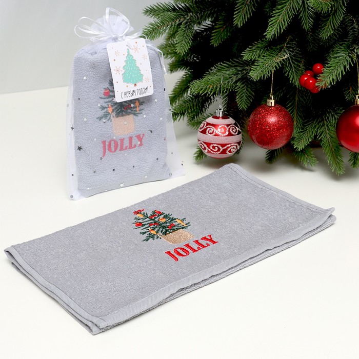 

Полотенце махровое Jolly 30х60 см, 100% хлопок, 340 г/м2