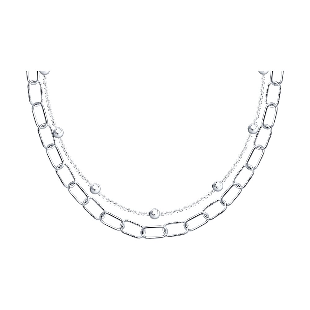 

Колье из серебра 40-45 см SOKOLOV 94071044, 94071044