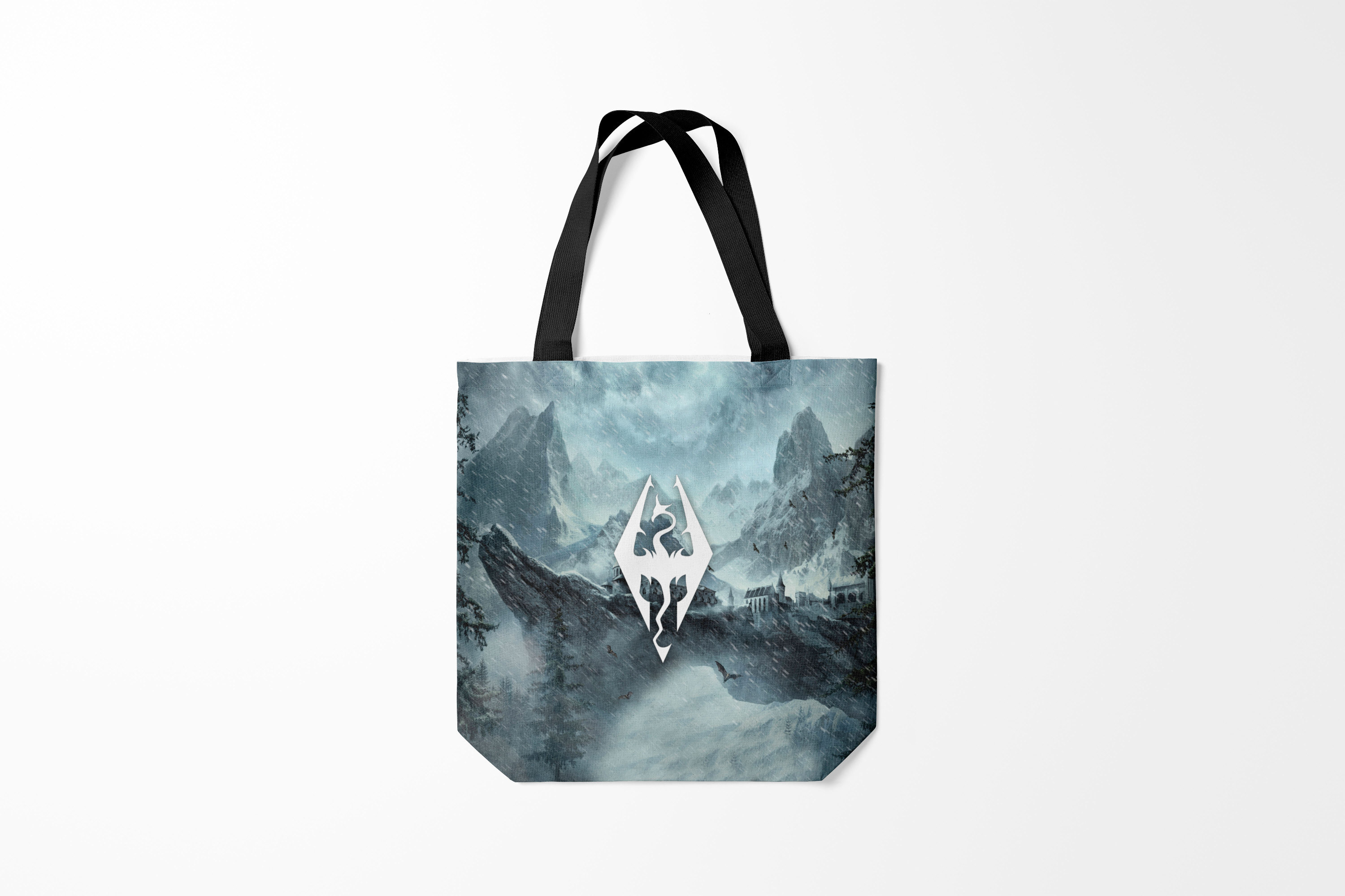 

Сумка шoппер унисекс Burnettie The Elder Scrolls TES 5, черный, The Elder Scrolls TES 5