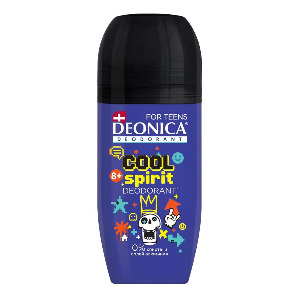 Дезодорант роликовый Deonica for Teens cool spirit 8+ 50 мл дезодорант роликовый deonica for teens cool spirit 8 50 мл