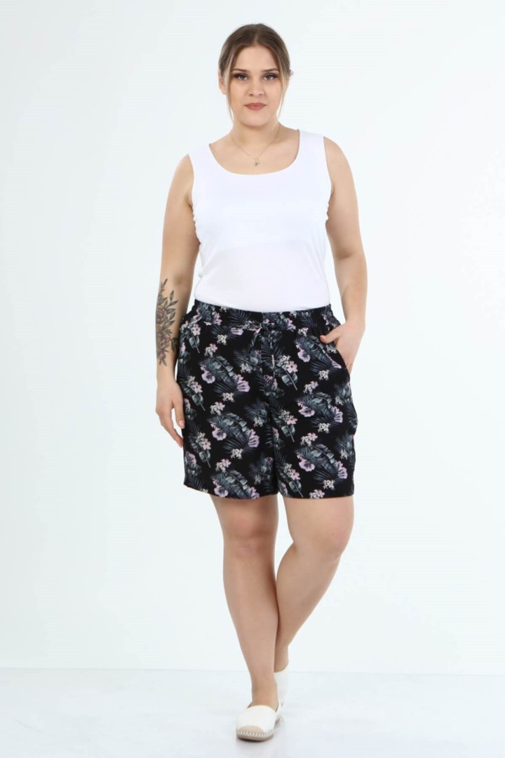 

Шорты женские My Line Moda 1398 черные 48 RU (товары доставляются из-за рубежа), 1398