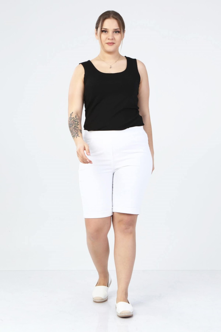 

Шорты женские My Line Moda 1392 белые 52 RU (товары доставляются из-за рубежа), 1392
