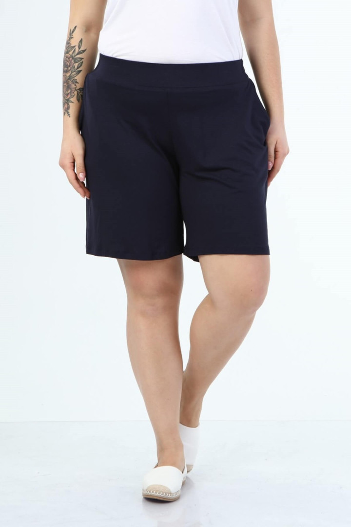 

Шорты женские My Line Moda 1384 синие 2XL (товары доставляются из-за рубежа), 1384